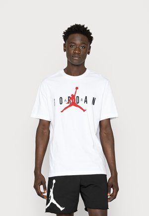Jordan JORDAN AIR TEE - T-shirt con stampa - white/black/gym red