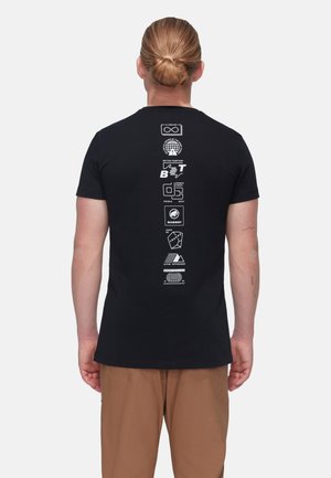 Mammut MASSONE EMBLEMS - Print T-shirt - black
