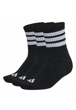3S ESS C MID 3PACK - Športové ponožky - black/white white