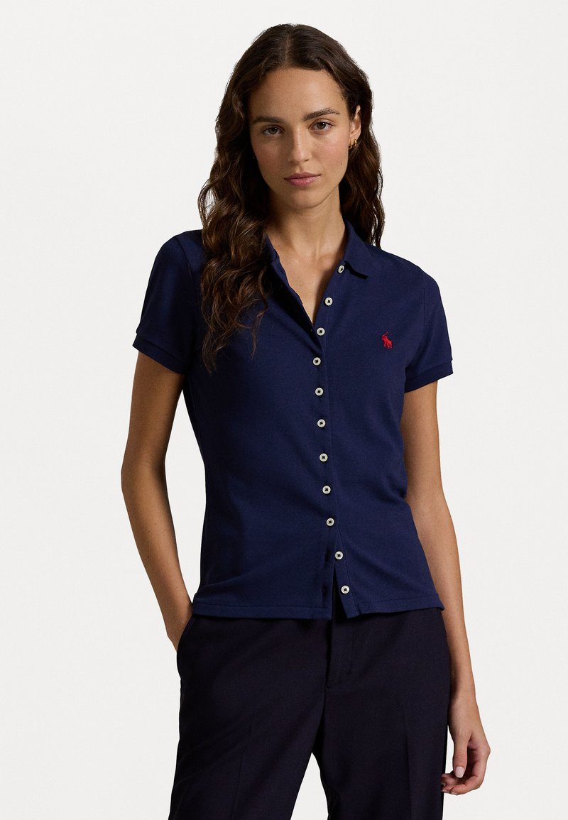 Polo Ralph Lauren - BUTTONED PLACKET POLO SHIRT - Bluza s gumbima - newport navy, Povećaj