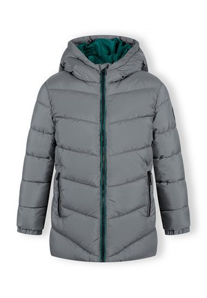 HOODED PUFFER - Allvädersjacka - grey green