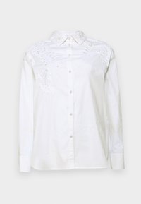 AUTUMN PAISLEY EMBROIDERED SHIRT - Blúzka so zapínaním na gombíky - fresh white