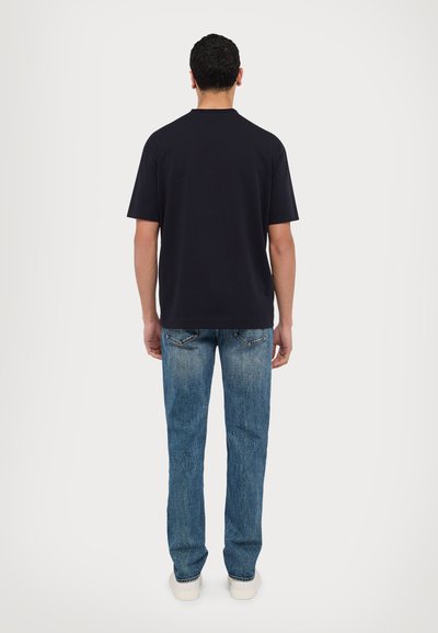 Emporio Armani Marškinėliai su spaudiniu - navy
