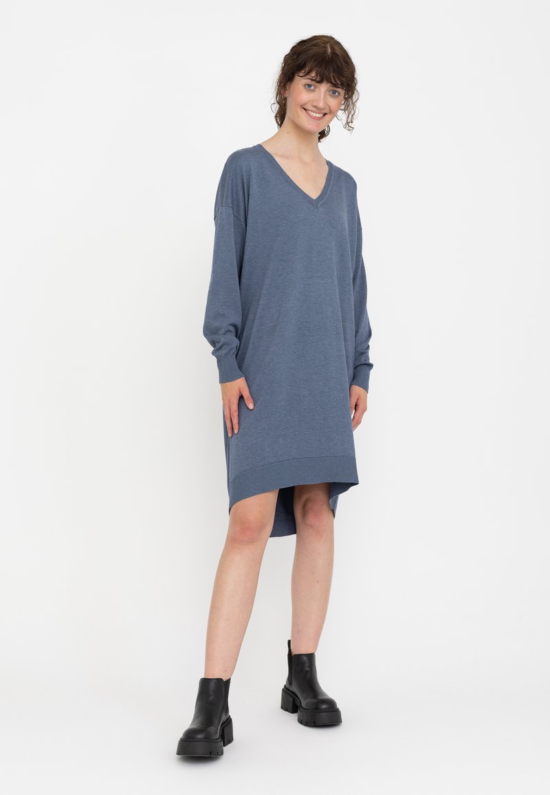 Soft Rebels ﻿SRLEA V NECK  - Pulóverruha - china blue melange