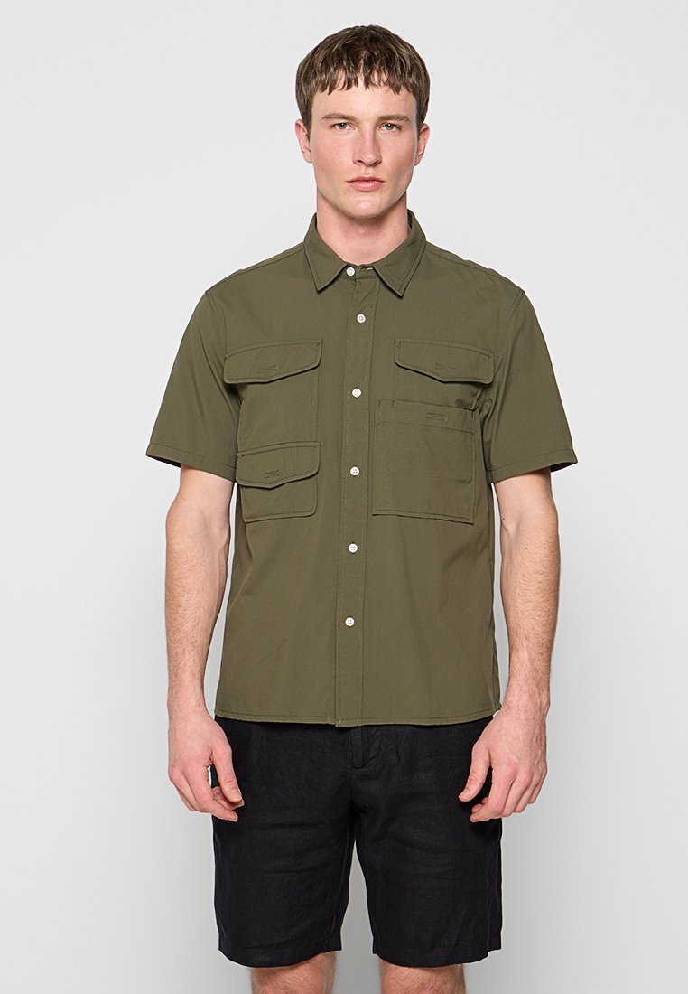 Barbour Overhemd olijfgroen