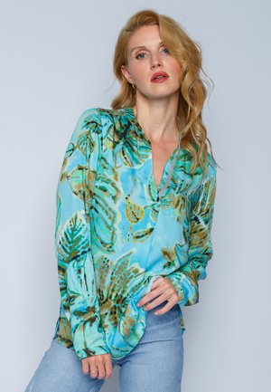 Blouse - bluekhaki