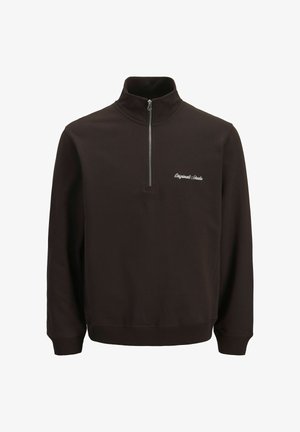 Jack & Jones, JORNORREBRO EMB SWEAT HIGH NECK NOOS - Sweatshirt - java