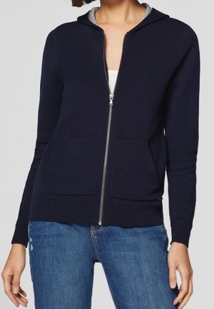 Sweater met rits - dark blue