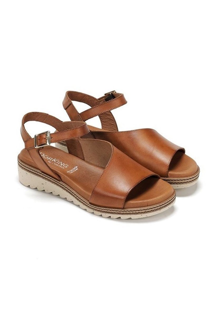 Dorking ESPE Sandalias con plataforma color cuerocamel Dorking ESPE Sandalias con plataforma color cuerocamel
