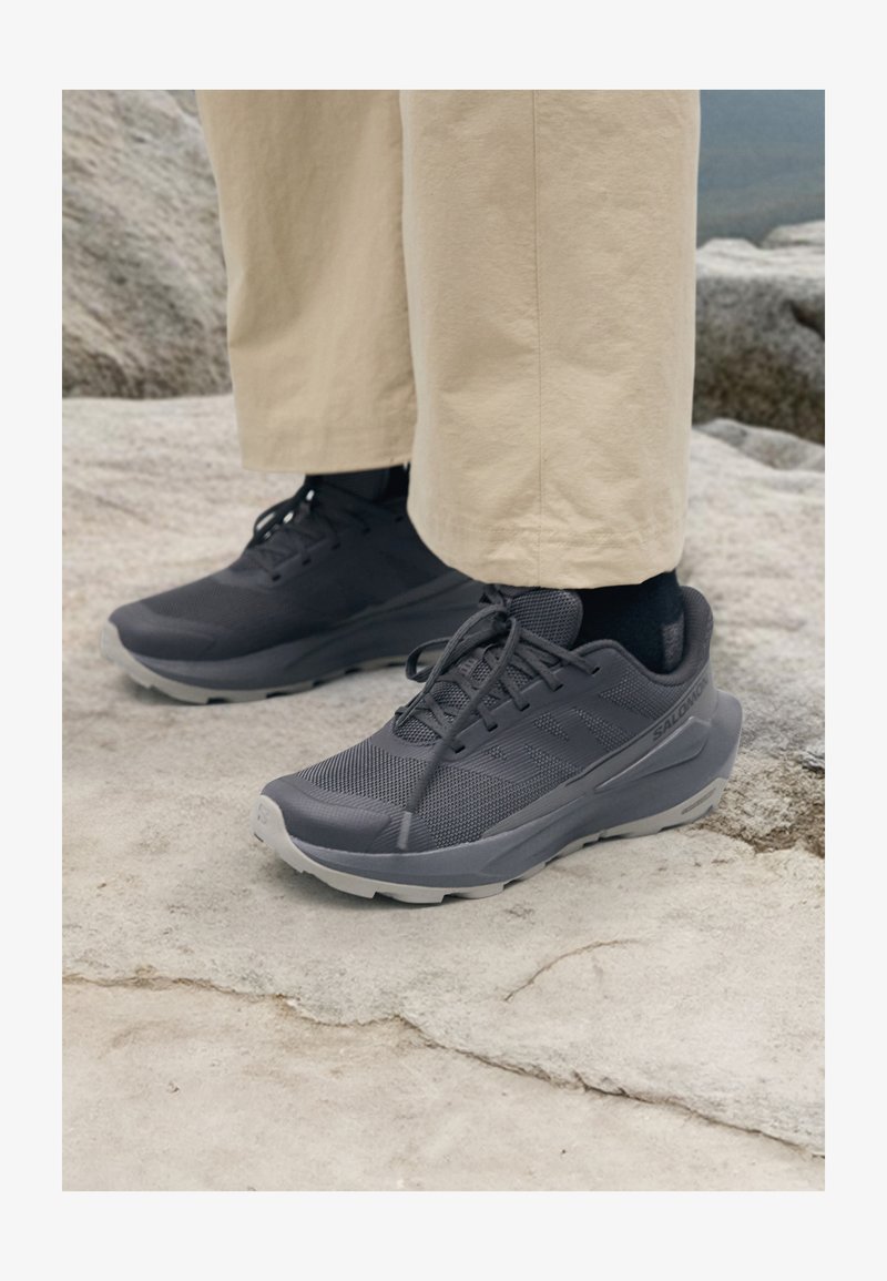 Salomon ELIXIR TOUR - Sapatos de caminhada - asphalt/black/castle rock