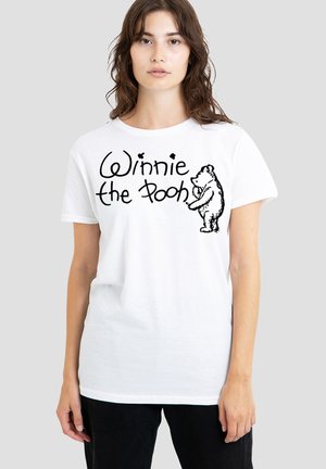 Disney, WINNIE THE POOH CLASSIC POOH LOGO - T-Shirt print - white