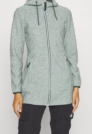 Tröja med dragkedja - green