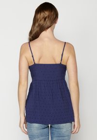 Koroshi HIGH SUMMER - Blouse - navy