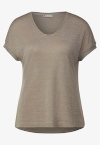 Street One SCHIMMER  - Camiseta básica -  safari beige