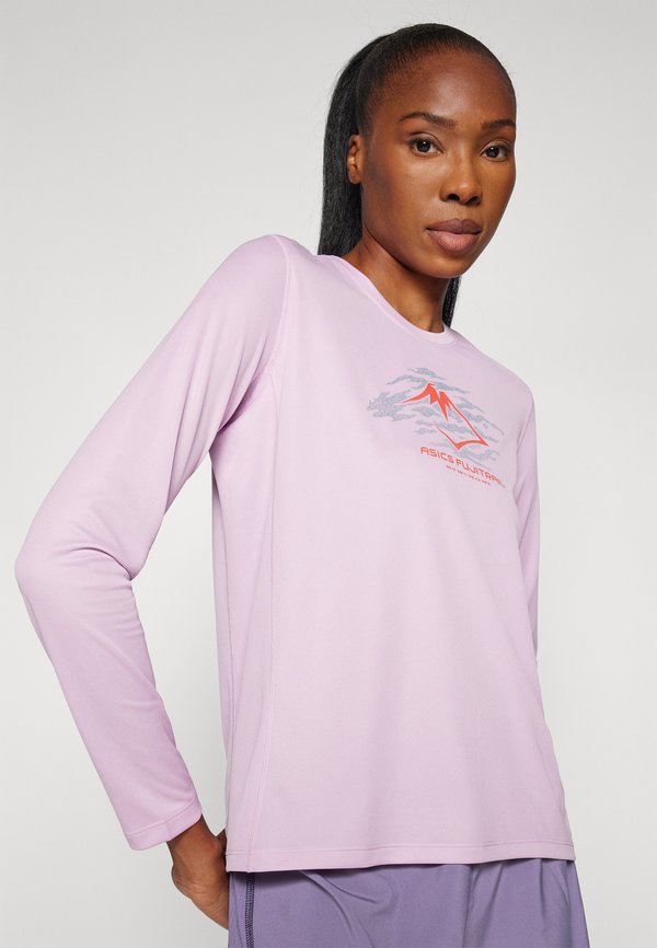 FUJITRAIL LOGO TOP - Long sleeved top - light ube4