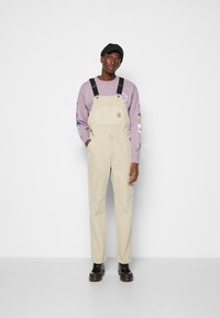 Carhartt WIP BIB OVERALL - Macacão de ganga - dusty brown faded