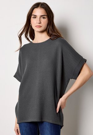 WAFFLE BATWING  - T-Shirt basic - grey