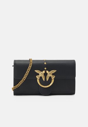 LOVE WALLET SIMPLY VITELLO SETA - Clutch - nero/antique gold
