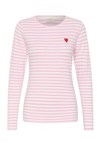 Neizbrano, chalk pink - poppy red heart