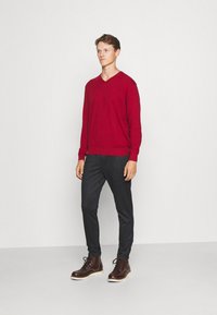 INDICODE JEANS EBERLEIN WITH ROLLED UP - Pantalon classique - cayman grey