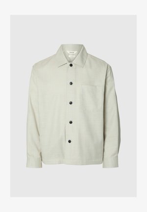 Selected, OVERSHIRT RELAXED FIT - Suvejakk - white pepper