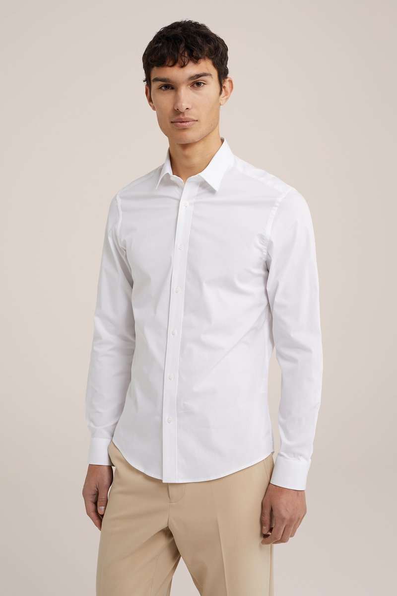 WE Fashion - THE SMART SHIRT - Zakelijk overhemd - white, Vergroten