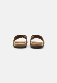 Pier One LEATHER UNISEX - Tøfler - light brown
