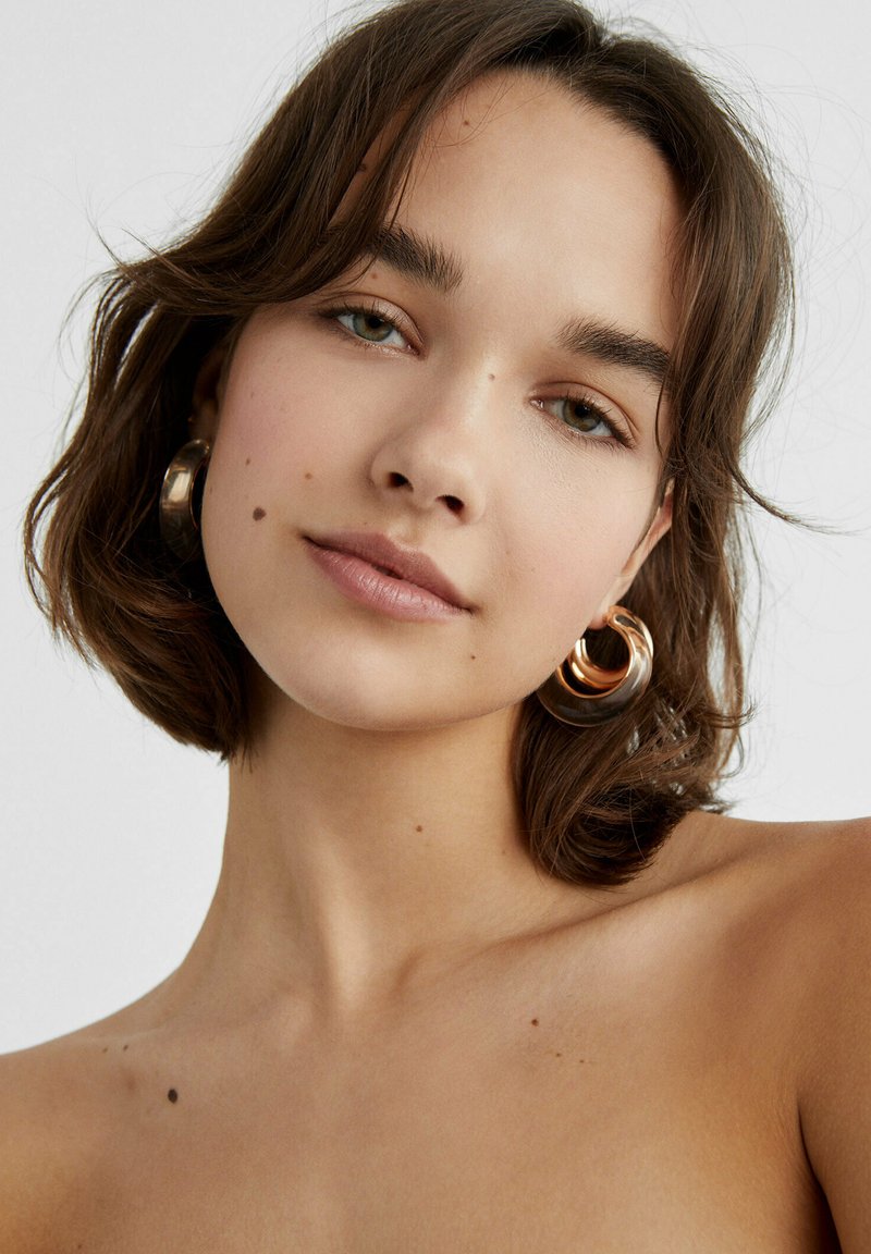 Stradivarius SET Kolczyki/złoty Zalando.pl