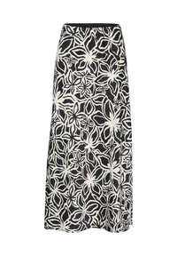 VERA - Kokerrok - black   light beige flower