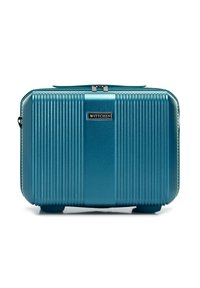 WITTCHEN COMODO Line Harde Koffer Set 3 Stuks Bagage Trolley Koffer Lichtgewicht Transportkoffer met 4 Wielen Combinatieslot Donkerblauw