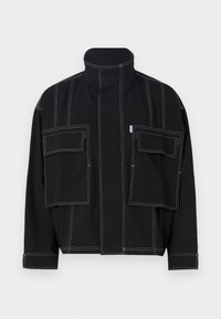 WORK JACKET OVERSIZE FIT UNISEX - Light jacket - black