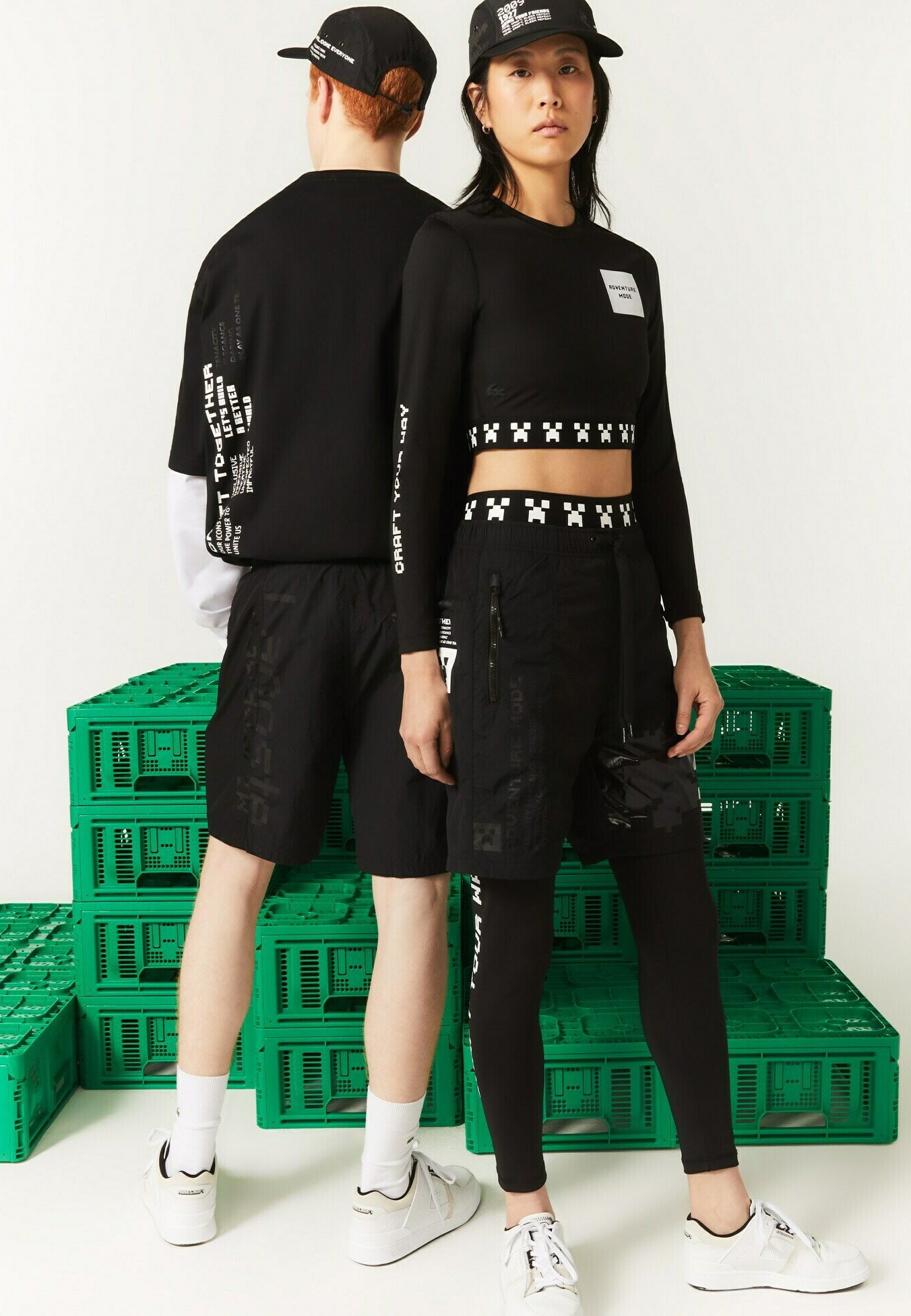 Lacoste LIVE LIVE X MINECRAFT - Trainingsbroek - noir/zwart - Zalando.nl