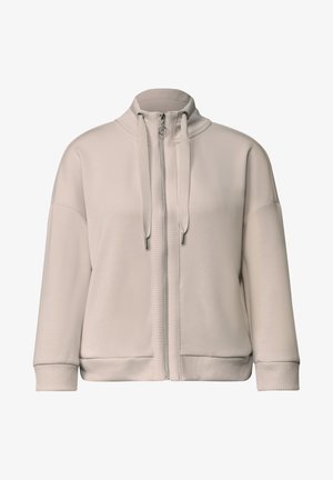 Street One, Sweater met rits - clay sand