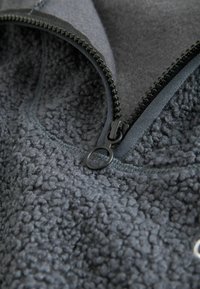 Next OUTDOOR QUARTER ZIP - Kapucni - slate grey apres ski graphic