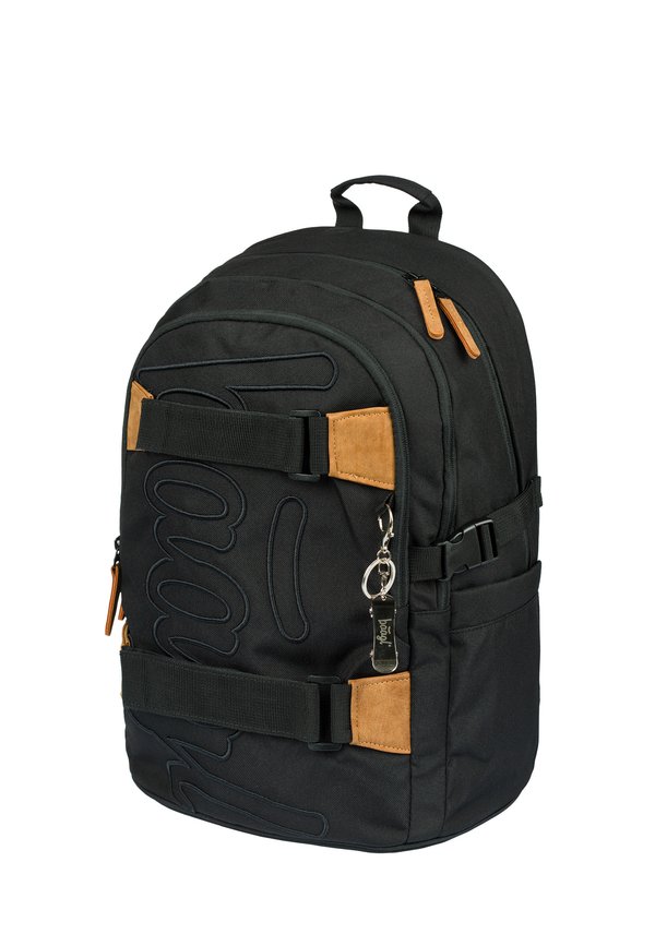 3 SET ERGONOMISCHE- SKATE DARKNESS – Schulranzen Set – schwarz