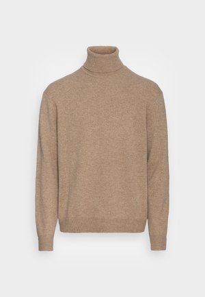 TURTLE NECK - Jumper - sand