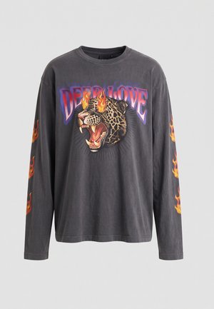 Just Cavalli, FLAMES LEOPARD - Блуза с дълги ръкави - black