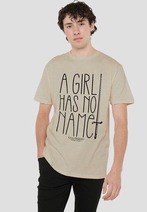 Cotton Soul, GAME OF THRONES NO NAME - Print T-shirt - sand