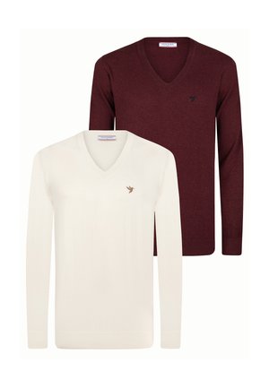 2 PACK SWEATER - Džemper - off-white