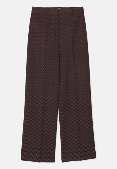 Missoni TROUSERS - Calças - chocolate plum