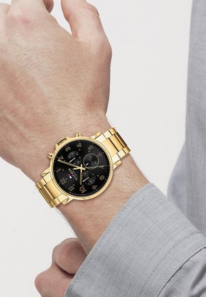 Tommy Hilfiger KING - Kronografski ručni sat - gold coloured black