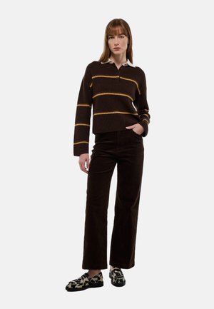 Pantalon classique - dark brown