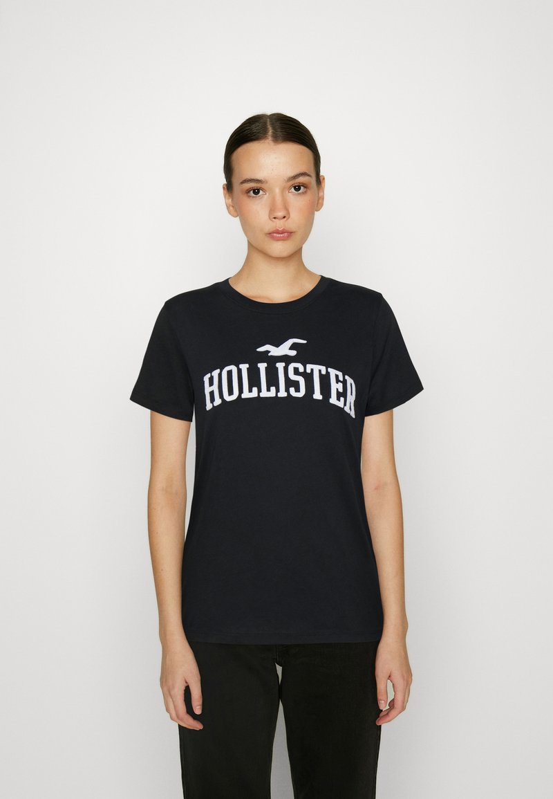 Hollister Co. TECH CORE Tshirt imprimé black/noir ZALANDO.FR