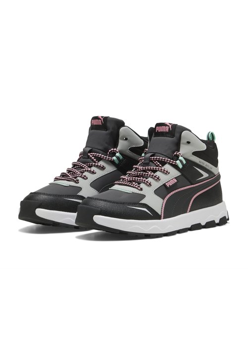 PUMA EVOLVE TRAIL JR - Mountain shoes - dusky gray-pinkscape- black — foto 2