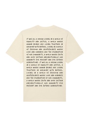 IT WAS ALL A DREAM BACK HEAVYWEIGHT - Print T-shirt - off white
