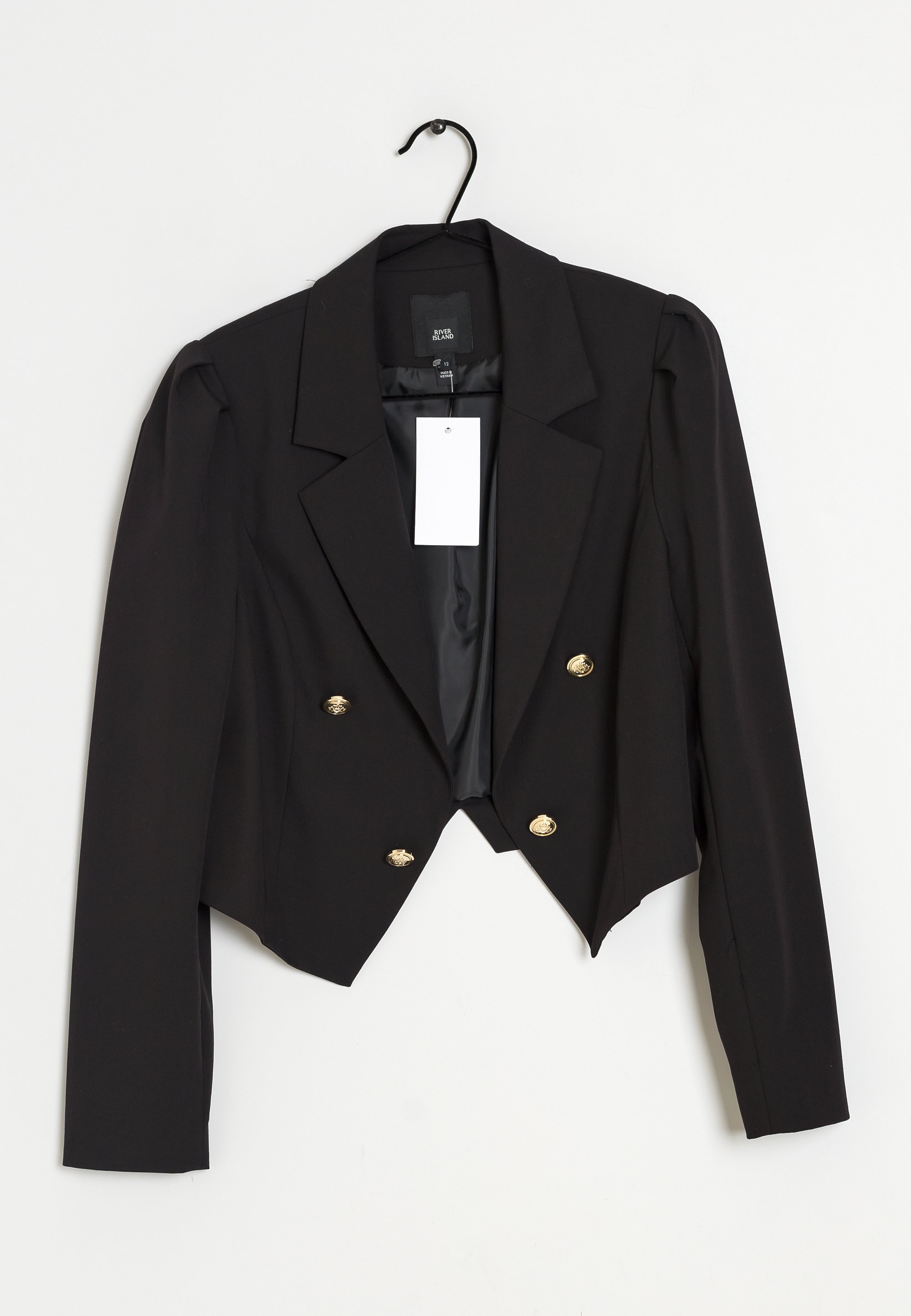 River Island Blazer black/schwarz (Pre-owned) Zalando
