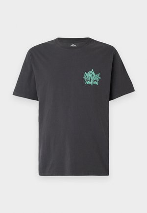 VOODOO TEE UNISEX - Nyomott mintás póló - washed black
