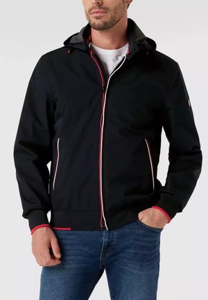 FUNKTIONS MIT KAPUZE - Light jacket - darknavy red