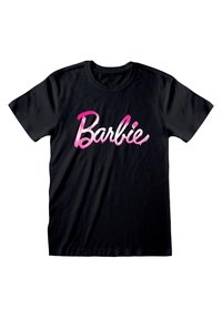 BARBIE MELTED LOGO - Triko s potiskem - black