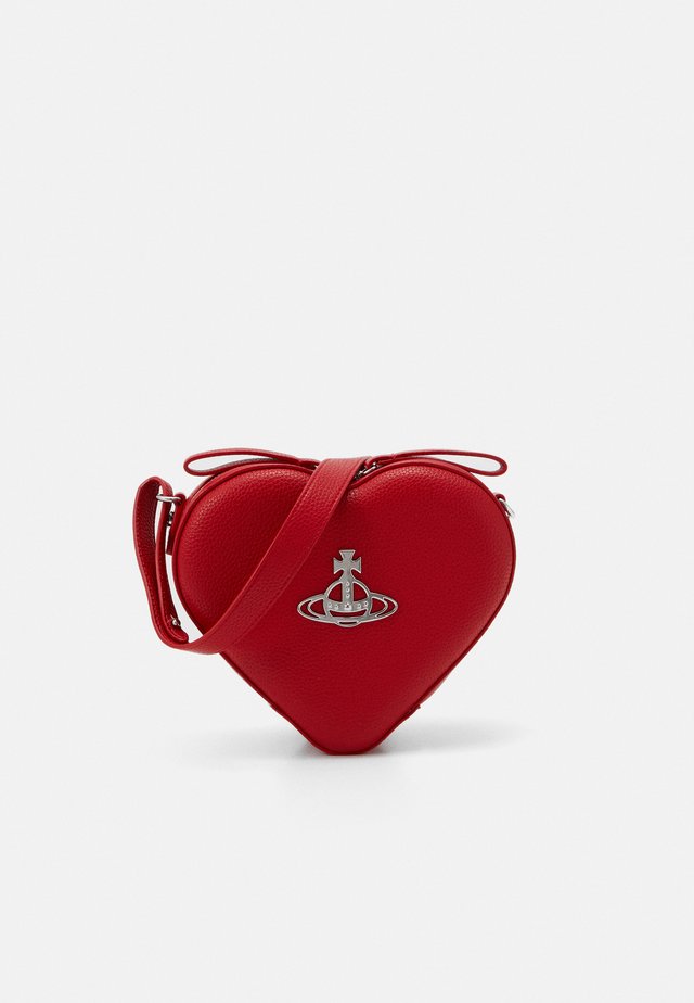 JOHANNA HEART CROSSBODY BAG - Bandolera - red